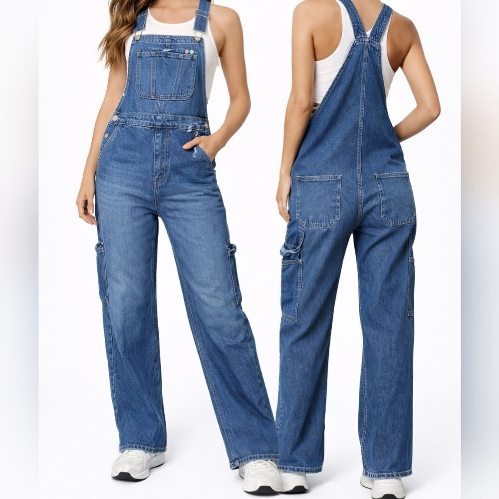H&M Kids Classic Blue Overalls